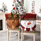 Stoelhoes met kerstthema