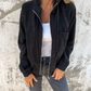 🔥Casual damesjas met capuchon en revers