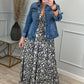 Luipaard jurk met gerimpelde taille
