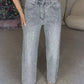 💝2025 Hete verkoop 54% korting🔥Jeans met rechte pijpen en strass-steentjes