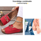 👡✨Orthopedische sandalen met gouden gesp