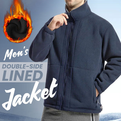 🔥 Limited Stock! Heren Dubbele Fleecejas – 50% KORTING ❄️