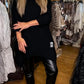 🔥Tijdelijke aanbieding - Onregelmatige losse top & effen broek tweedelige set
