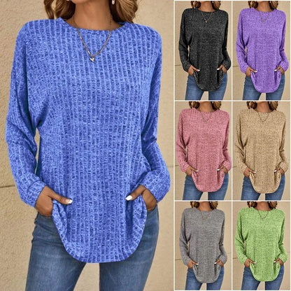 🌸Aanbieding 2025: 50% korting op 🔥 Casual top met lange mouwen