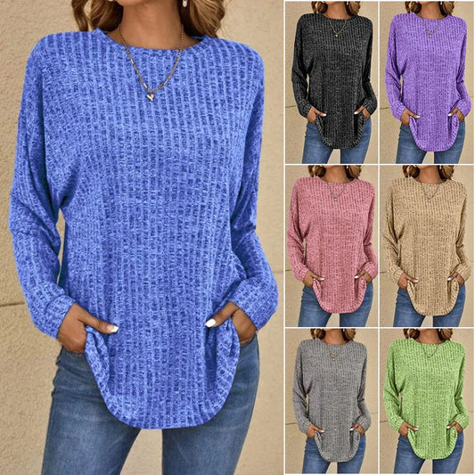 🌸Aanbieding 2025: 50% korting op 🔥 Casual top met lange mouwen
