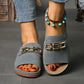 👡✨Orthopedische sandalen met gouden gesp