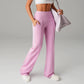 💕Damesbroek met rechte pijpen en effen kleur