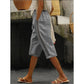 Zomerbroek in caprilengte voor dames met kanten details