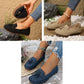 🔥Laatste dag promotie 50% korting - Comfortabele zachte dames loafers in vintage stijl met strik