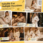 🍂 50% KORTING – Pluche loungeset voor dames met reliëfpatroon | Gezellige tweedelige winterpyjama met structuur