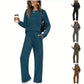 🔥LAST DAY SALE 70% OFF👍✨Women's Crew Neck Top & Drawstring Pants Short Set