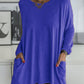 Comfortabel effen katoenen T-shirt