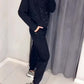 🥰Vrouwen gebreid ontwerp bergkristal Casual Hooded Suit💞
