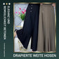 👖Modieuze en veelzijdige broek met hoge taille en geplooide wijde pijpen