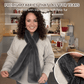 🎅Kerstspecials € 16,98!!⚡Meer dan 50.000 verkocht!🧣Ultrazachte sjaal van imitatiebont met doorlopende sluiting en verborgen ritsvakje