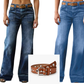 🎁2026 Nieuw binnen💥 Retro flare jeans voor dames met zakken