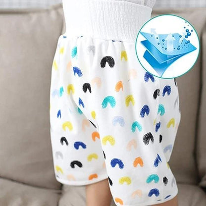 👶Comfortabele kindersluiers met korte broekjes 2 in 1