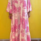 💃Dames zomer V-hals bosprint maxi jurk👗