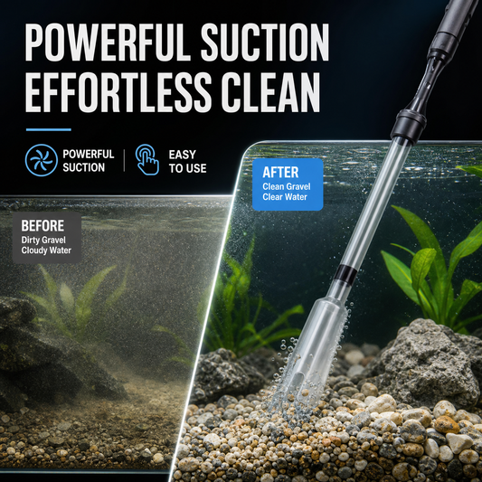 50% korting 🔥 Elektrische Aquarium Grindreiniger