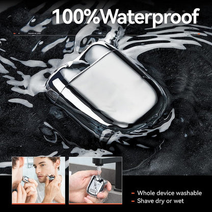 👩‍❤️‍💋‍👨✨Valentijnsuitverkoop - 49% UIT🔥Nieuw Upgrade Zakscheerapparaat USB Mini-Scheerapparaten voor Mannen Oplaadbaar Waterdicht Compact Elektrisch Scheerapparaat voor Thuis, Auto, Reizen