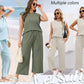 🌺Nieuwe artikelen 2025 - 50% KORTING🌺Nieuwe dames casual top met kapmouwen, wijde pijpen, cropped broek, tweedelige sets
