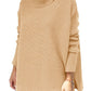 🎅 Kerstverkoop - 49% reductie🎅Dames Turtleneck Oversized Hem Brei Pullover Trui
