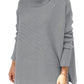 🎅 Kerstverkoop - 49% reductie🎅Dames Turtleneck Oversized Hem Brei Pullover Trui