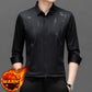 Winterwinters voor heren warm en comfortabel rimpelbestendig shirt