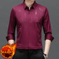 Winterwinters voor heren warm en comfortabel rimpelbestendig shirt