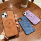 Sterke magnetische PU lederen hoes voor de iPhone