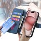 【Voor iPhone】Leren portemonnee hoesje voor telefoon - 3 in 1 afneembare magnetische hoes✨Biedt 360° bescherming✨