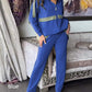 🎄🔥Dames Pailletten -Versierde effen casual 2-delige set