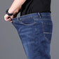 Stijlvolle Losse Hoge Stretch Rechte Benen Jeans