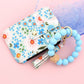 Dames Boho Stijl Kaart Tas met Kralen Armband en Sleutelhanger Kwast