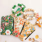 Dames Boho Stijl Kaart Tas met Kralen Armband en Sleutelhanger Kwast