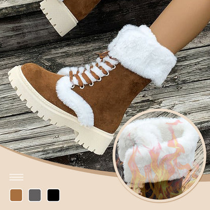 ❄️ NIEUW! 50% KORTING 💥 Dames Sneeuwlaarzen met Warme Zachte Voering – Comfortabel, Waterdicht & Stijlvol tot de Kuit 👢