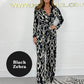 🐆🔥 Draag de nieuwste jumpsuit met V-hals, lange mouwen, vetersluiting en luipaardprint uit 2025 🔥💖.