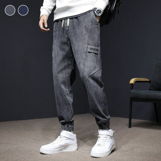 Trendy losvallende denim broeken voor mannen