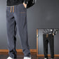 Casual warme stretchbroek voor heren met trekkoord