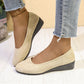 🎀2025 Nieuwe aankomst🔥👣 Elegant Lightweight Anti-Slip Low Heel Wedge Shoes - Comfort en ondersteuning van de voetboog 💕