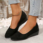 🎀2025 Nieuwe aankomst🔥👣 Elegant Lightweight Anti-Slip Low Heel Wedge Shoes - Comfort en ondersteuning van de voetboog 💕
