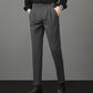 Heren Casual Lichte Oudere Stijl Slim Fit Kostuumbroek