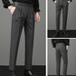 Heren Casual Lichte Oudere Stijl Slim Fit Kostuumbroek