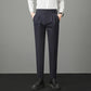 Heren Casual Lichte Oudere Stijl Slim Fit Kostuumbroek