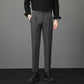 Heren Casual Lichte Oudere Stijl Slim Fit Kostuumbroek