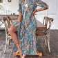 🌸Elegante boho jurken met bloemenpatroon