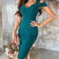 Vrouwen Slim Fit Sexy Off-Shoulder Bodycon Dress