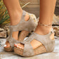 Trendy sandalen met sleehak voor vrouwen