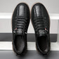 Italiaanse handgemaakte leren schoenen, ademende vrijetijdsschoenen