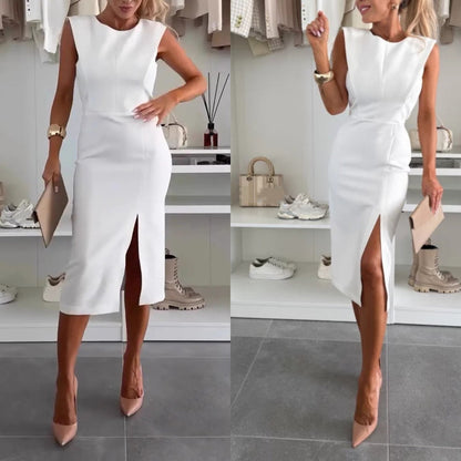 【S-3XL】💖Women’s Sleeveless Bodycon Dress with Slit